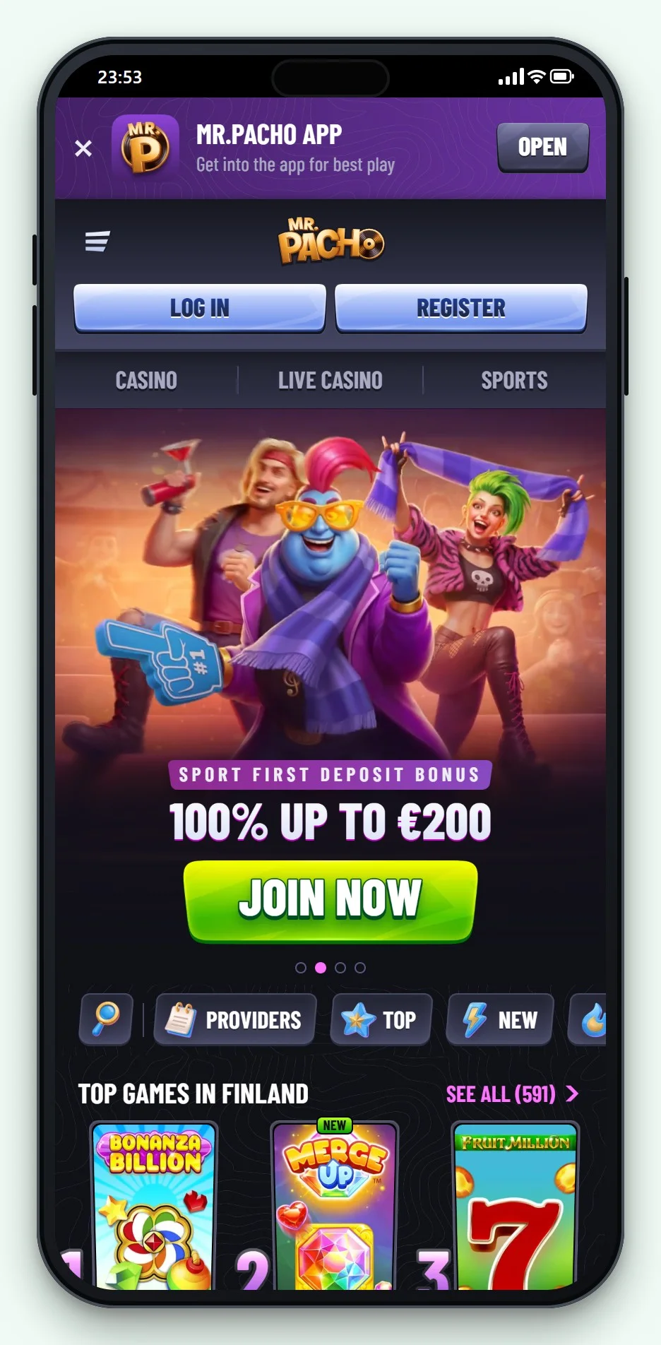 AstroPay casinos: Mr Pacho op je telefoon